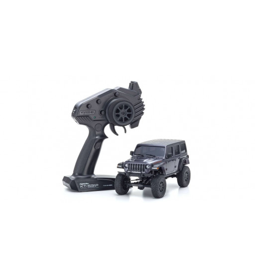 32521GM MINI-Z 4×4 JeepⓇ Wrangler Unlimited Rubicon Radio Controlled Crawling car RTR Granite Crystal Metallic