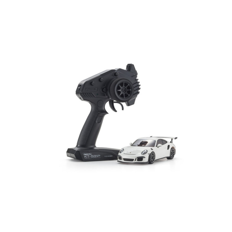 32321W Porsche 911 GT3 RS RWD Kyosho Radio Control Electric Touring Car MINI-Z Series Readyset  White
