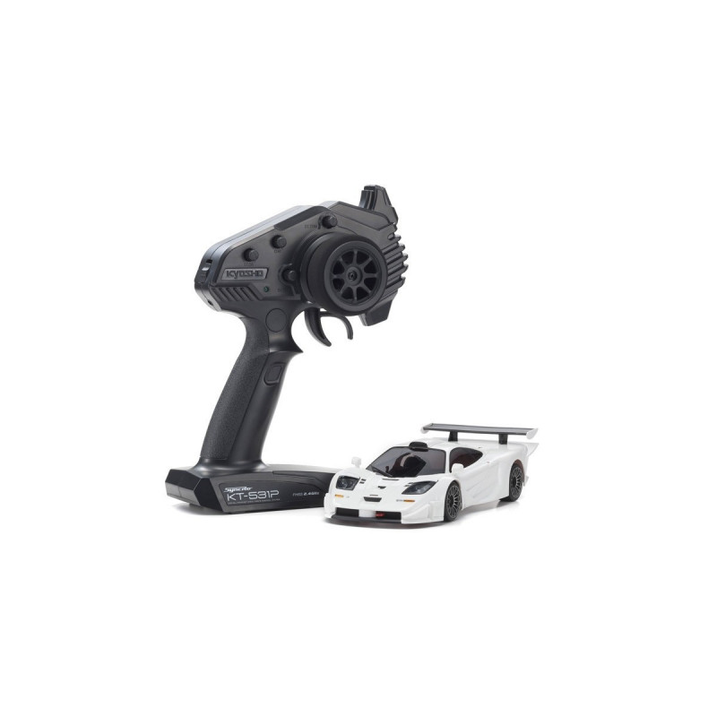 32332W Mclaren F1 GTR RWD Kyosho Radio Control Electric Touring Car MINI-Z Series Readyset White
