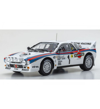08306A Lancia Rally 037 1983 Monte Carlo No. 1 (clear coat finish) KYOSHO ORIGINAL 1/18 scale