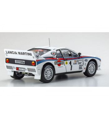 08306A Lancia Rally 037 1983 Monte Carlo No. 1 (clear coat finish) KYOSHO ORIGINAL 1/18 scale