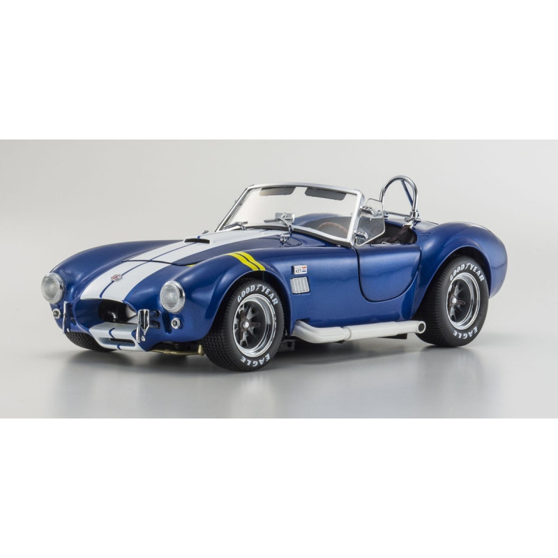 1/18 Shelby Cobra 427S/C Blue with Yellow line 08045BLY