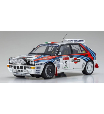 08348B KYOSHO ORIGINAL 1/18scale Lancia Delta 1992 San Remo No. 5