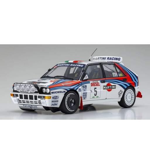 08348B KYOSHO ORIGINAL 1/18scale Lancia Delta 1992 San Remo No. 5