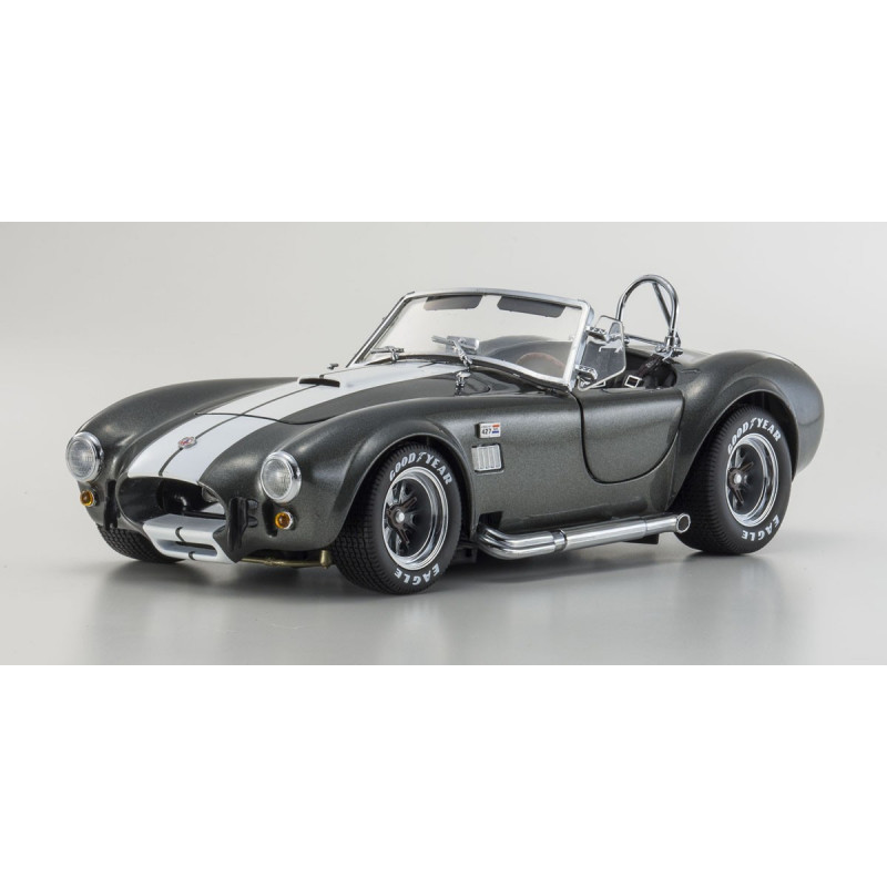 1/18 Shelby Cobra 427S/C Gray with White line 08045GRW