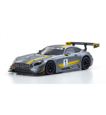 MZP241GY ASC MR03W-MM Mercedes AMG GT3 Gray / Yellow