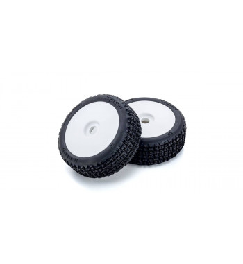 IFTH005W Dish Wheel with Tire(White/K-BLOX/2pcs)