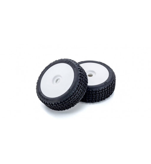 IFTH005W Dish Wheel with Tire(White/K-BLOX/2pcs)