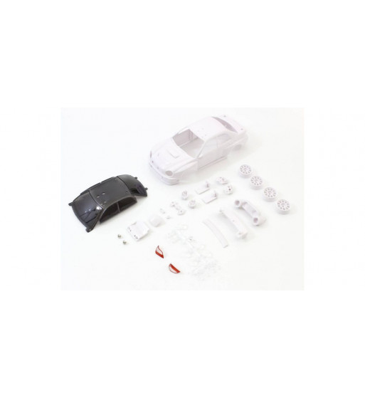 MZN200 Impreza WRC 2002 White Body Set w/Wheel