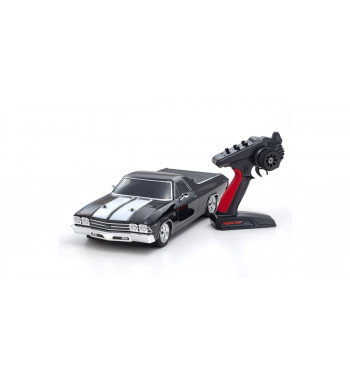34419T1 FAZER Mk2 FZ02L 1969 Chevy® El Camino® SS 396® Tuxedo Black 1:10 Scale Radio Controlled Electric Powered 4WD