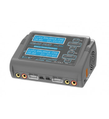 HT-RC C240 DUO AC150W/DC Dual Channel 10A Balance Charger Discharger for LiPo LiHV LiFe Lilon NiCd NiMh