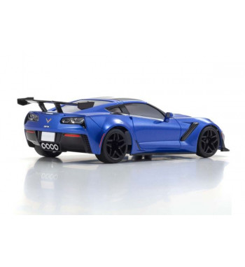 32334BL MINI-Z RWD Series Ready Set Chevrolet Corvette ZR1 Elkhart Lake Blue Metallic (with LED)