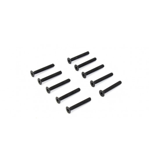 1-S33022H Flat Head Screw(Hex/M3x22/10pcs)