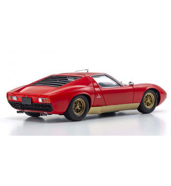 08317R KYOSHO ORIGINAL 1/18 scale Lamborghini Miura P400SV (Red / Gold)