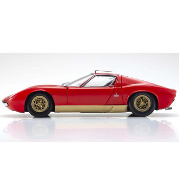 08317R KYOSHO ORIGINAL 1/18 scale Lamborghini Miura P400SV (Red / Gold)