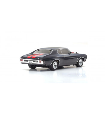 34416T2 1970 Chevy® Chevelle® SS™ 454 LS6 Tuxedo Black 1/10 Scale Radio Controlled Electric Powered 4WD FAZER Mk2 FZ02