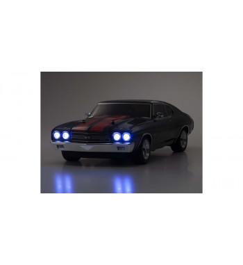 34416T2 1970 Chevy® Chevelle® SS™ 454 LS6 Tuxedo Black 1/10 Scale Radio Controlled Electric Powered 4WD FAZER Mk2 FZ02