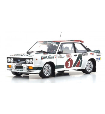 08376E KYOSHO ORIGINAL 1/18 scale Fiat 131 Abarth Rally 1978 1000 Lake No. 3