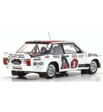 08376E KYOSHO ORIGINAL 1/18 scale Fiat 131 Abarth Rally 1978 1000 Lake No. 3