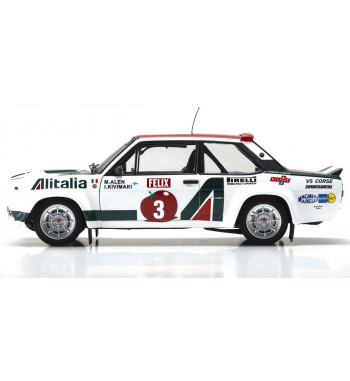 08376E KYOSHO ORIGINAL 1/18 scale Fiat 131 Abarth Rally 1978 1000 Lake No. 3