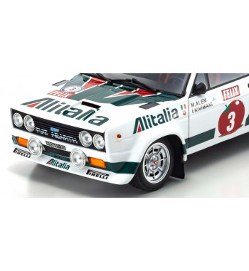 08376E KYOSHO ORIGINAL 1/18 scale Fiat 131 Abarth Rally 1978 1000 Lake No. 3