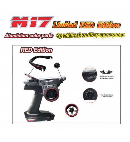 SWM17RED Sanwa M17 Limited RED Edition with RX 493 Receiver
