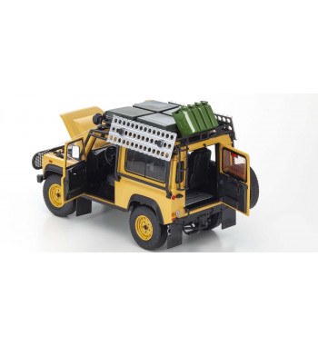 08901CT KYOSHO ORIGINAL 1/18scale Land Rover Defender 90 (Yellow)