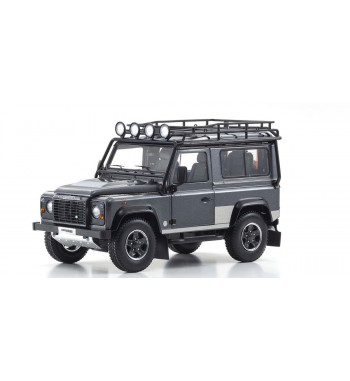 08901TR Land Rover Defender 90 KYOSHO ORIGINAL 1/18 scale (Gray)