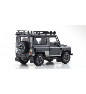08901TR Land Rover Defender 90 KYOSHO ORIGINAL 1/18 scale (Gray)
