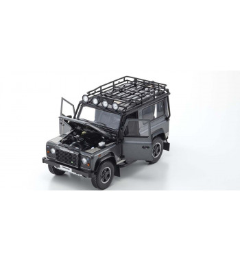 08901TR Land Rover Defender 90 KYOSHO ORIGINAL 1/18 scale (Gray)