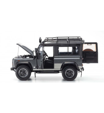 08901TR Land Rover Defender 90 KYOSHO ORIGINAL 1/18 scale (Gray)