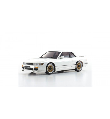 32622PW MINI-Z AWD NISSAN SILVIA K’s (S13) with Aero kit Pearl White
