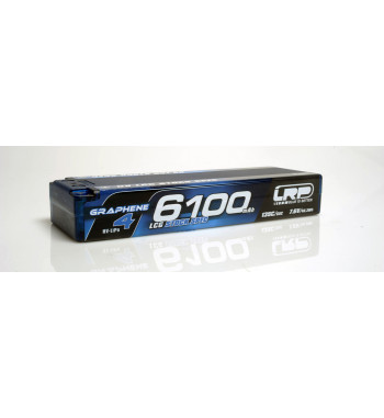 LRP431281 LRP HV LCG STOCK SPEC GRAPHENE-4 6100MAH HARDCASE BATTERY - 7.6V LIPO - 135C/65C - 273G