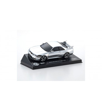 MZP438CS ASC MA020S MINI-Z Cup 20th Anniversary Model Nissan Skyline GT-R V Spec (R33) Chrome Silver