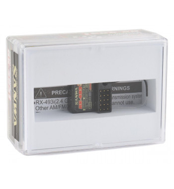 SW41376A Sanwa/Airtronics RX-493i M17/MT-5 2.4GHz 4-Channel FHSS-5 Telemetry Receiver