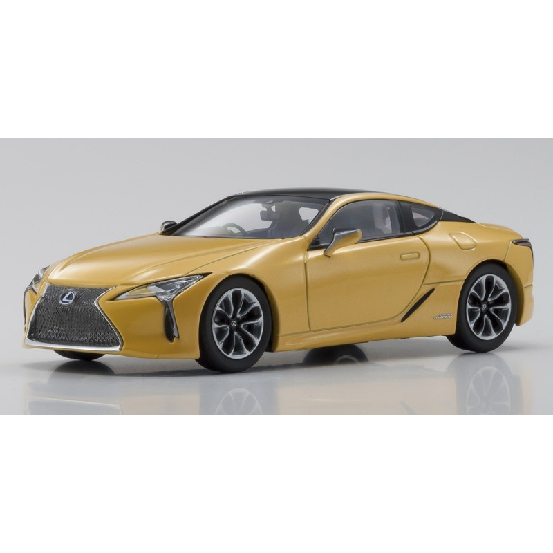 KYOSHO ORIGINAL 1/43 scale Lexus LC500h Yellow (Naples Yellow contrast layering) 03675NY