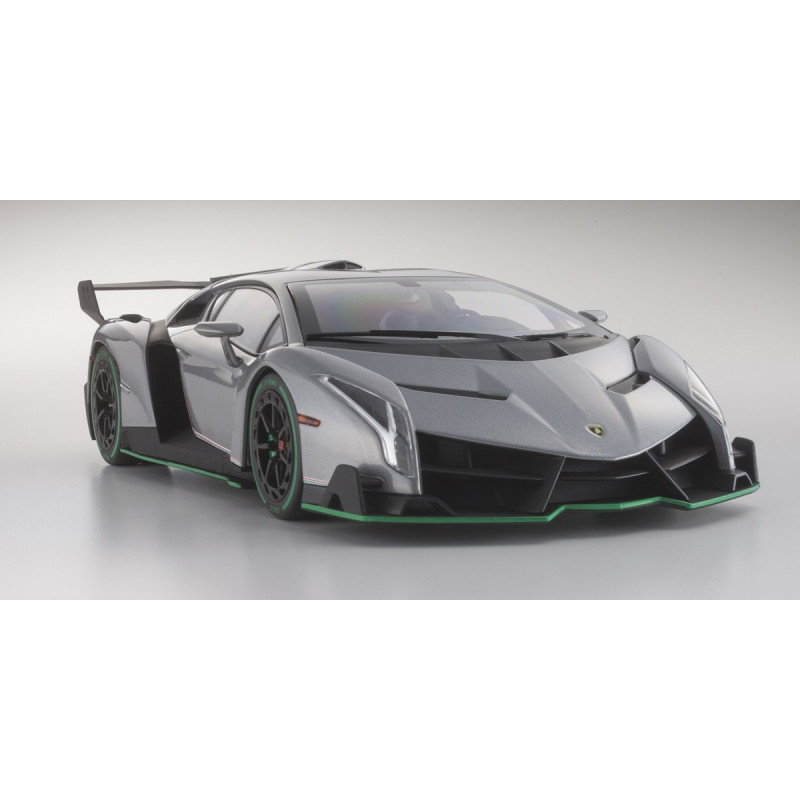 OUSIA 1/18 Lamborghini Veneno Gray / Green Line