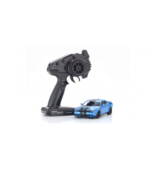 32621BL MINI-Z AWD DODGE CHALLENGER SRT HELLCAT REDEYE B5 Blue