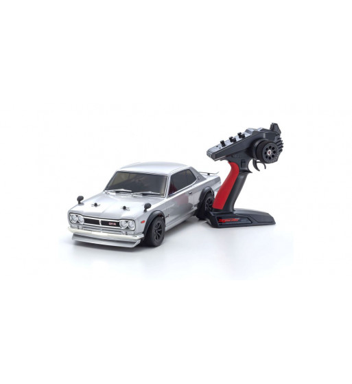 34425T1 1/10 Scale Radio Controlled Electric Powered 4WD FAZER Mk2 Readyset NISSAN SKYLINE 2000GT-R(KPGC10) Tuned Ver. Silver