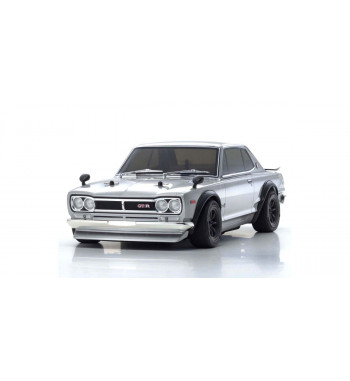 34425T1 1/10 Scale Radio Controlled Electric Powered 4WD FAZER Mk2 Readyset NISSAN SKYLINE 2000GT-R(KPGC10) Tuned Ver. Silver