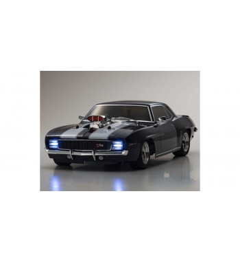34493T1 4WD FAZER Mk2 FZ02 VE Series 1969 Chevy® Camaro® Z/28 RS Supercharged VE Tuxedo Black 1/10 Scale EP Readyset