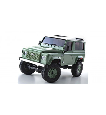 32527GR MINI-Z 4×4 Land Rover Defender 90 Heritage Grasmere Green / Alaska White