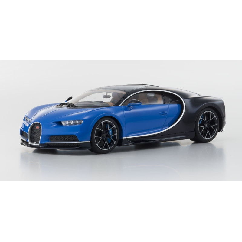 Kyosho OUSIA 1/18 scale Bugatti Chiron Blue/Dark Blue 09548BBK