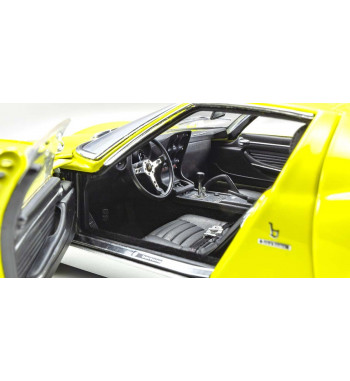 08317Y 1/18 scale Lamborghini Miura P400SV (Yellow / Silver) KYOSHO ORIGINAL