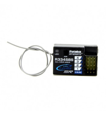 FP4PMP Futaba 4PM Plus 2.4GHZ 4-CHANNEL W/ R334SBS RECEIVER X2
