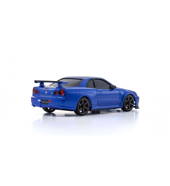 32629MB MINI-Z AWD NISSAN SKYLINE GT-R R34 V.specⅡ Nur Metallic Blue