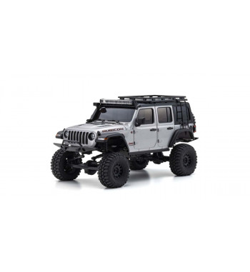 32528S MINI-Z 4×4 JeepⓇ Wrangler Unlimited Rubicon w/acc. Billet Silver Metallic Crawling car