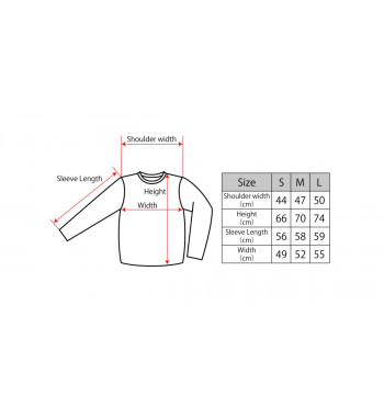 KOS-LTS01BG KYOSHO Box Logo Long T-shirt (Burgundy)