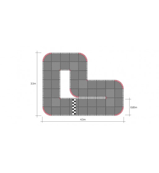 Mini-Z GrandPrix Circuit 50 Short(48pcs)