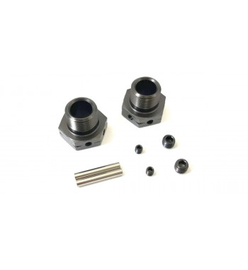 IFW625WB Wheel Hub (Wide/Gunmetal/2pcs/MP10)